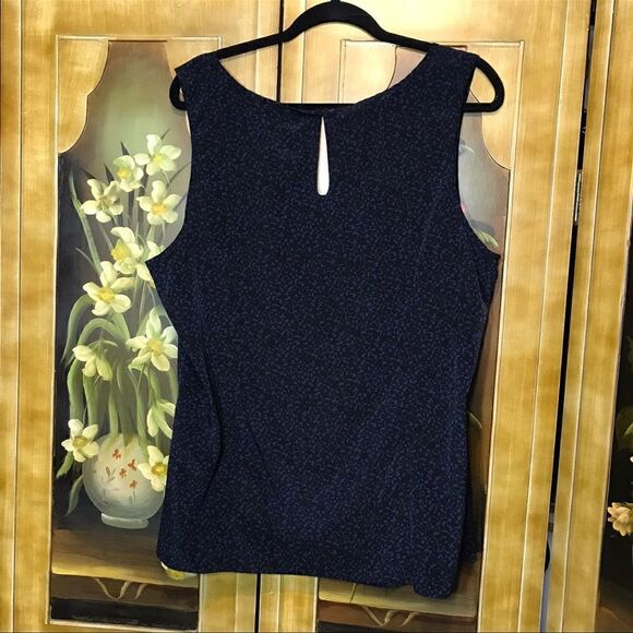 Gap Blue Black Sleeveless Tank Top - XL - Picture 5 of 8